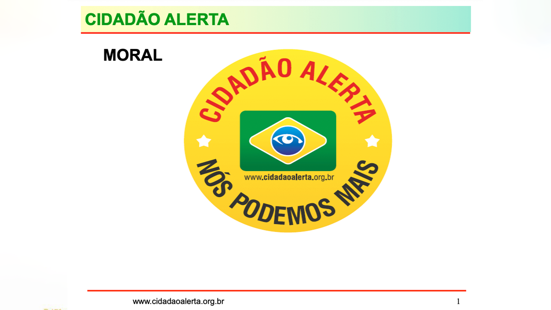 Cidadão Alerta – Moral Conceito