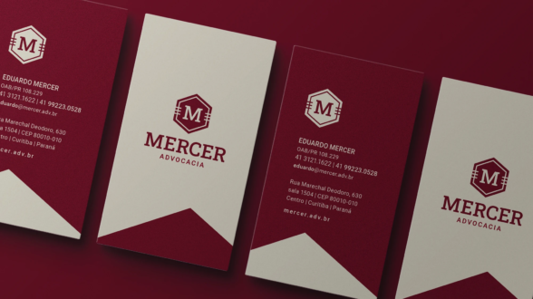 Mercer Advocacia Cartão de Visitas