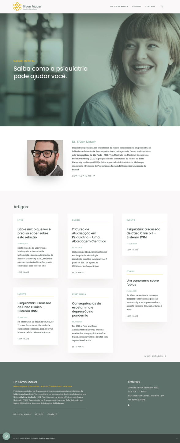 Sivan Mauer Psiquiatra Website